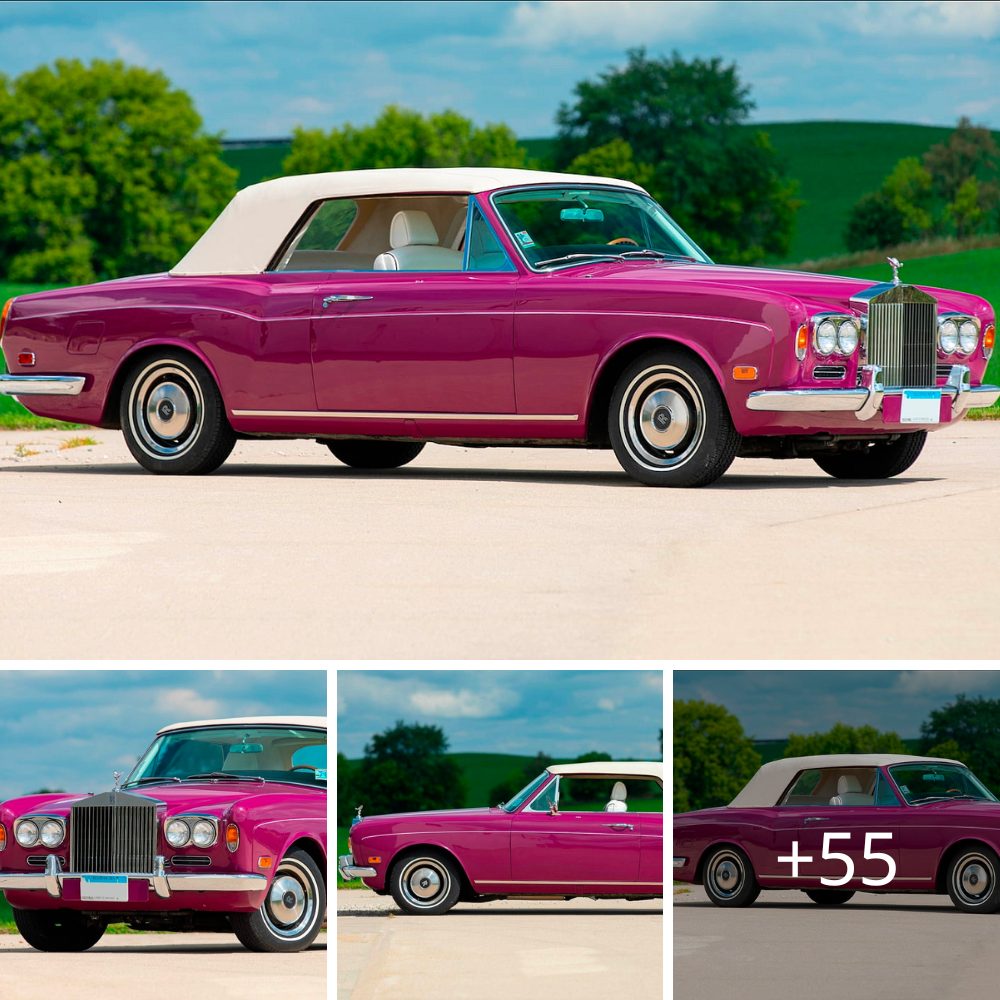 The Bright Red Rolls-Royce Corniche 1971 Is A Flashy Classic, Colorful Candies Or A Fascinating Piece Of True Criмinal History In Chicago