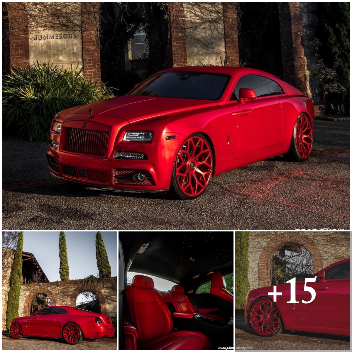 Mansory’s Striking “Vibrant Red” Rolls-Royce Wraith Takes the Stage