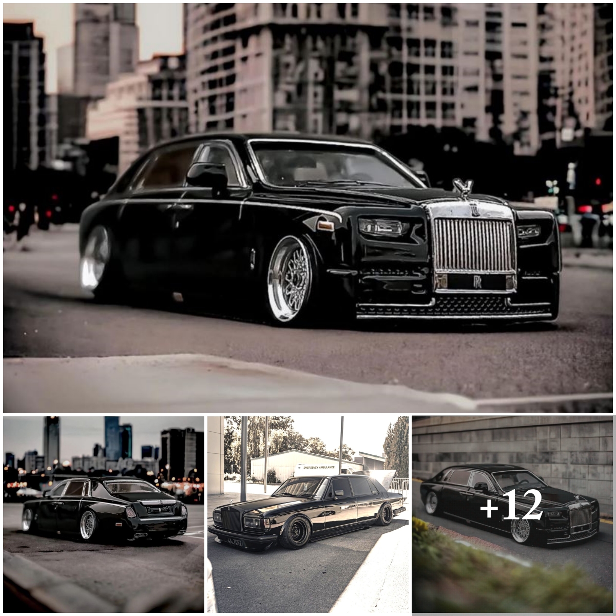 Bagged Rolls-Royce Phantom VIII: Elevating Elegance with an Edgy Twist