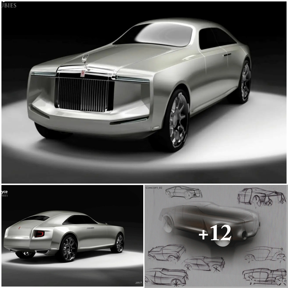 Design Talent Showcase – Jan Rosenthal 2023 Rolls-Royce Concept Wins Official RCA Contest