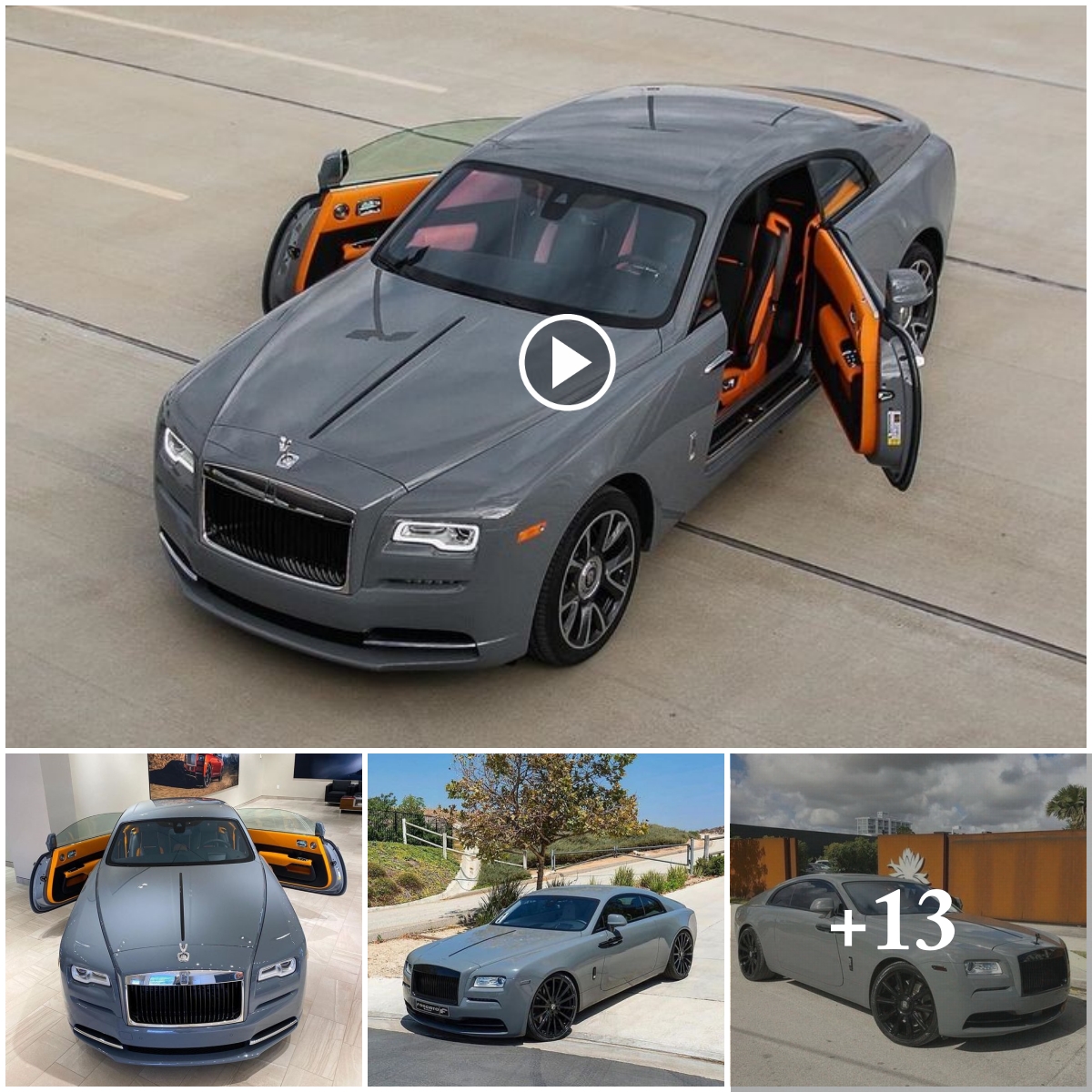The 2020 Rolls-Royce Wraith: Burnout Grey with Mandarin Interior