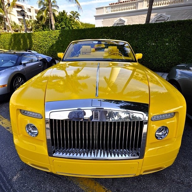 Introducing the Rolls-Royce Phantom Drophead Coupe in Semaphore Yellow/Silver