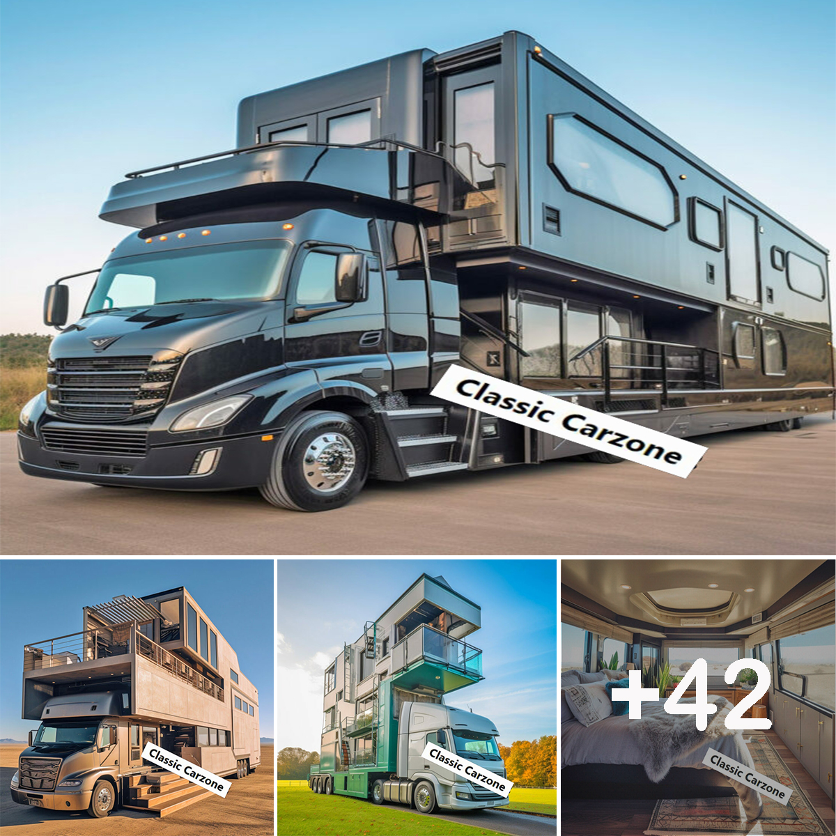Highway Castles: These Epic Semi-Truck RV Conversions Have Their Own Balconies