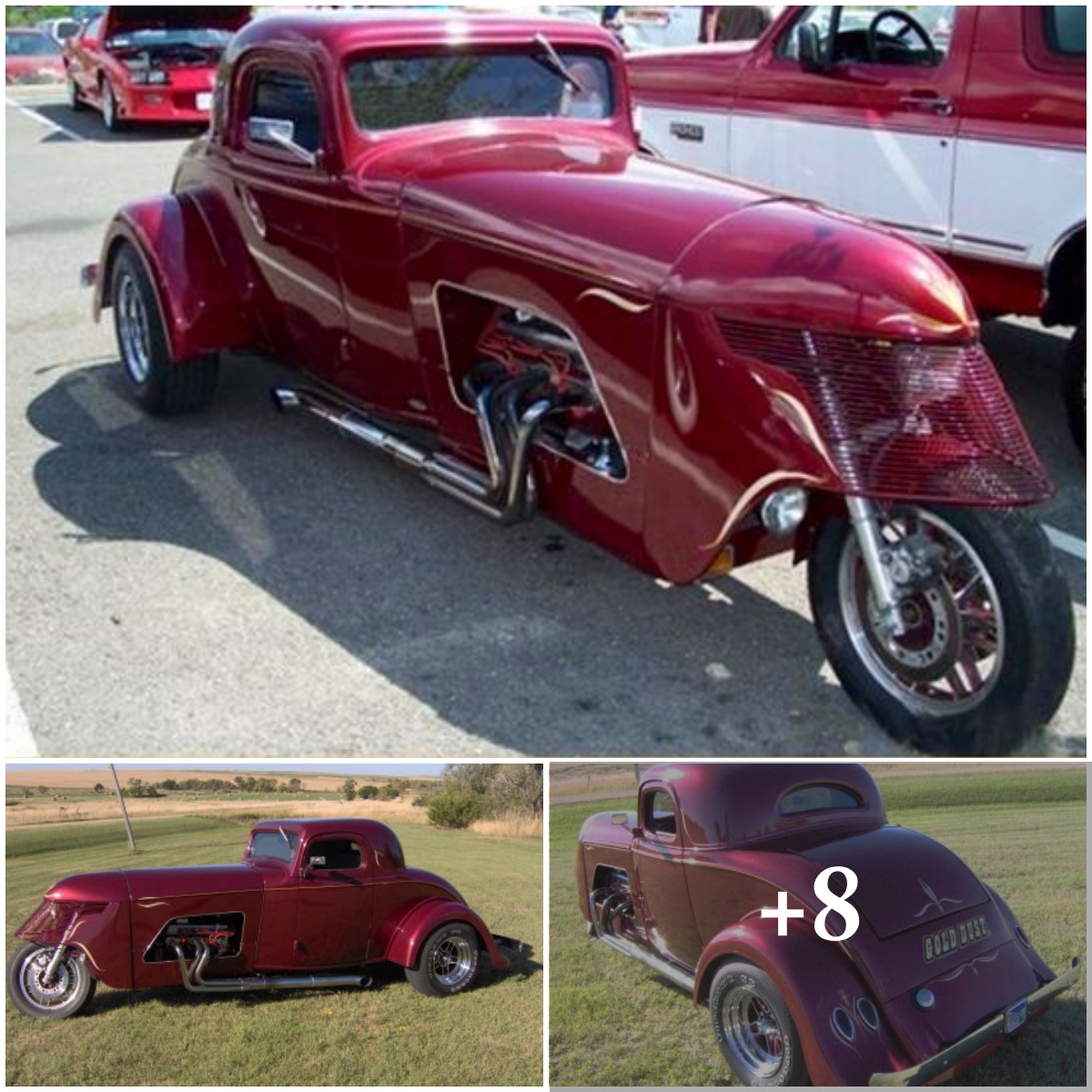 A 1933 Chevy Coupe Trike Thing With a 700hp Engine