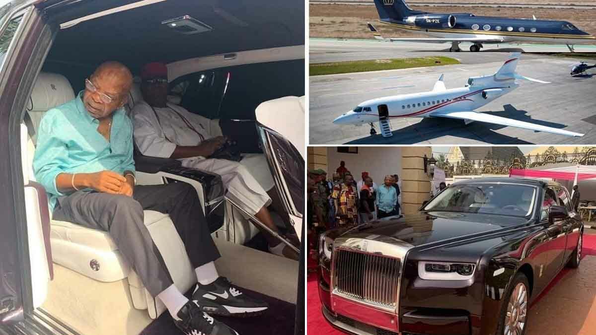 Check out The Igbo Billionaire Arthur Eze Who Owns Two Private Jet, 5 Rolls Royce and 7 Maybachs