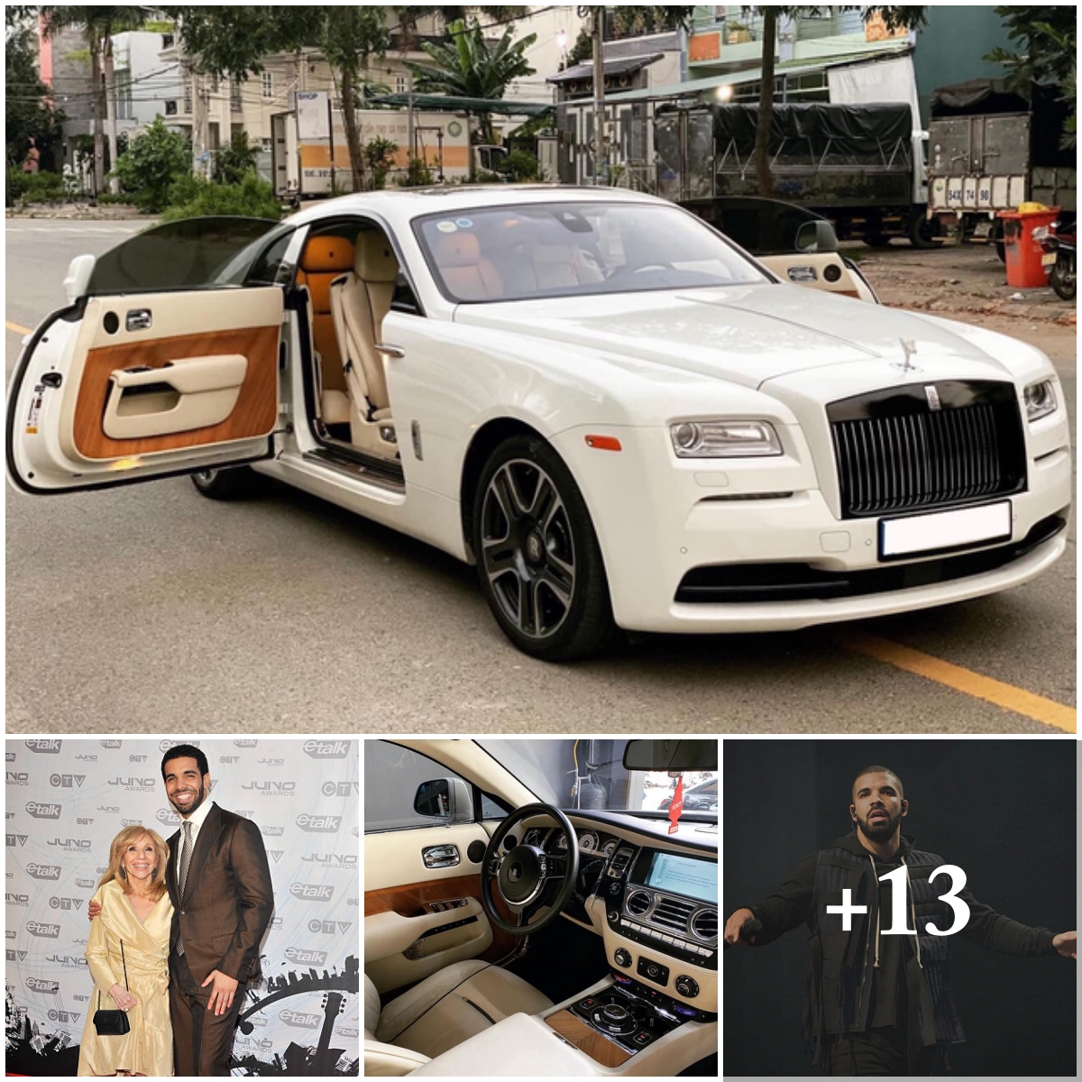 Drake left everyone in awe when his mother gifted him a Rolls-Royce Wraith for his 37th birthday celebration.