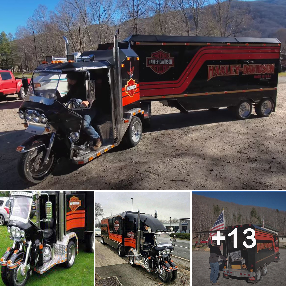 Custom Nine-Wheeler Made With Harley’s Blessing Is Awesome