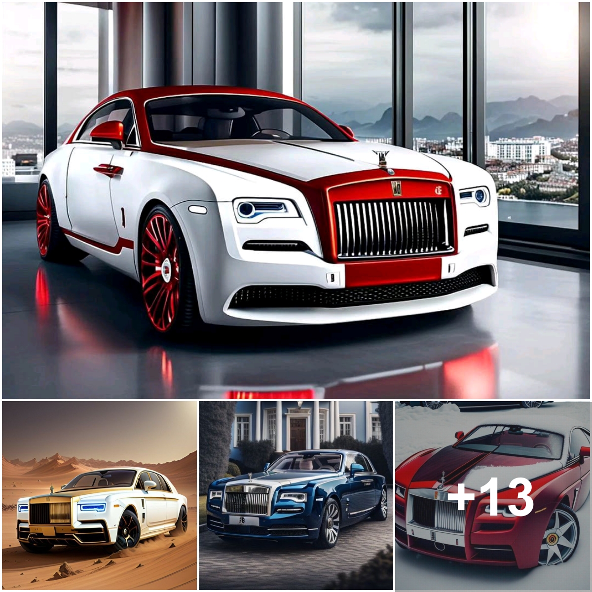 Unveiling the Unique Designs of the 2023 Rolls-Royce Phantom Infused with AI Technology