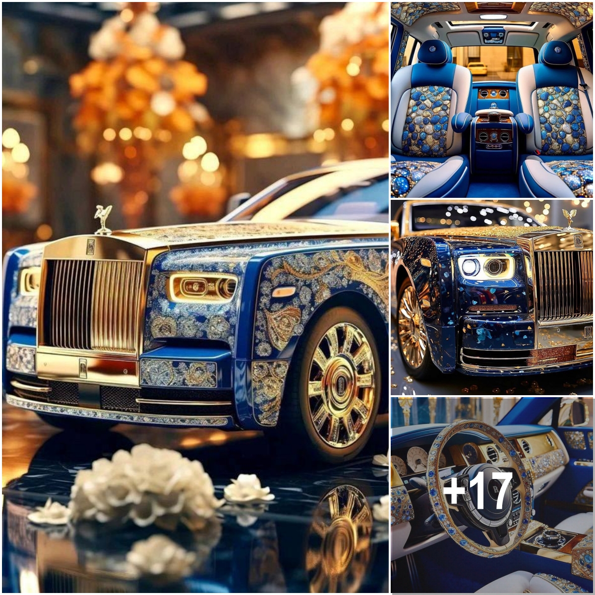 Introducing the “Royal Azure” Rolls Royce Concept with Unique Pattern