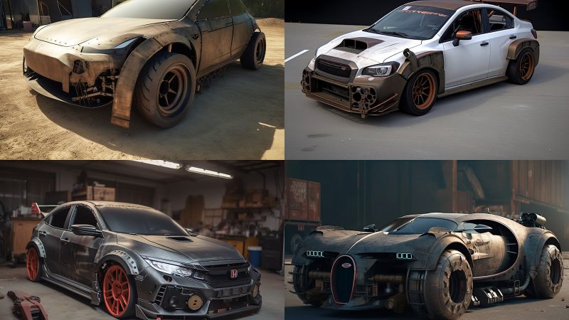 Witness the Marvel of AI ‘Rat Rod’ Transformations on Familiar Vehicles