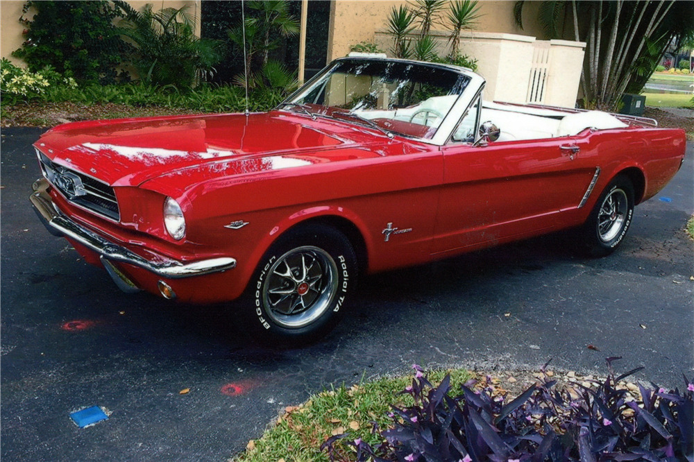 The 1965 Ford Mustang Convertible: An Iconic Red Beauty
