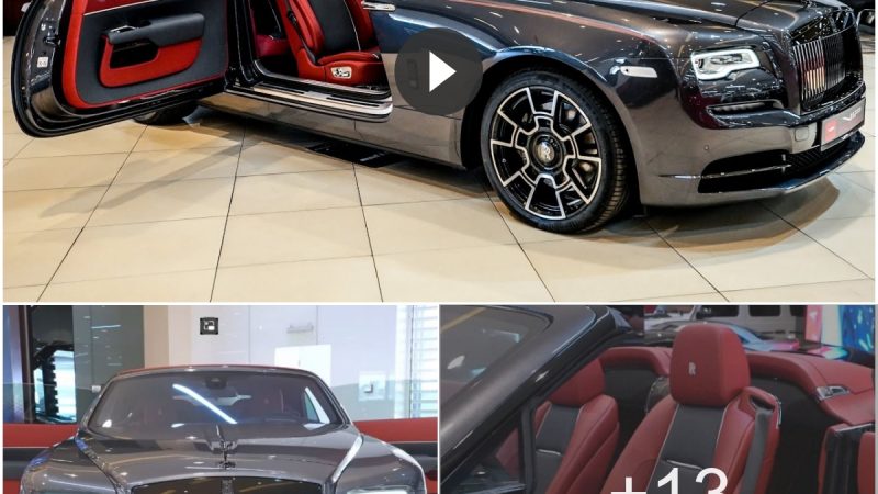 2024 Gray Rolls-Royce Dawn Black Badge – Super-Luxury Convertible in Detail!(VIDEO)
