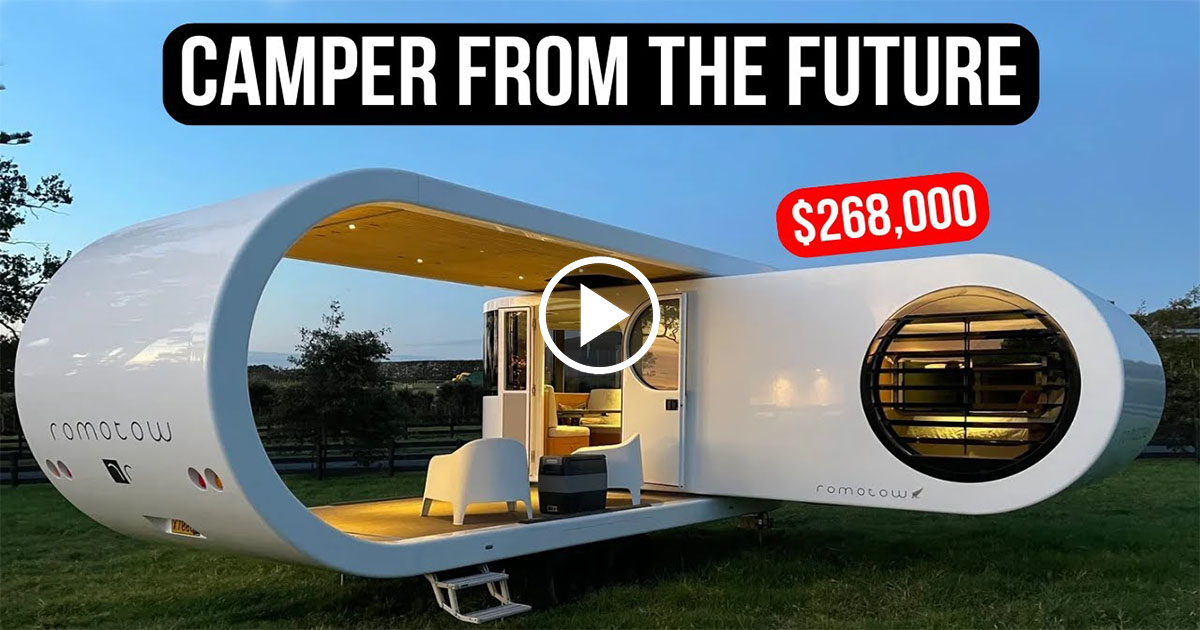 Inside the $270,000 Rotating Romotow T8 Travel Trailer: A New Era of Glamping Luxury