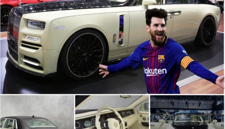 Leo Messi’s Rolls-Royce Phantom Golden Owl with a Diamond Eye Price of Up to 5 Million Dollars Shocks the World