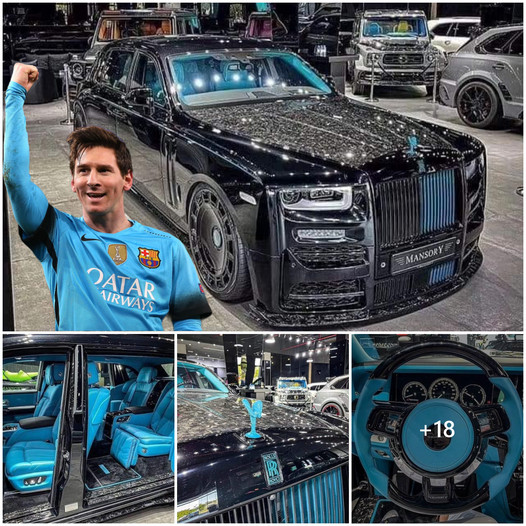 Lionel Messi Adds a Rolls-Royce Phantom Mansory EWB to His Luxury Car Collection