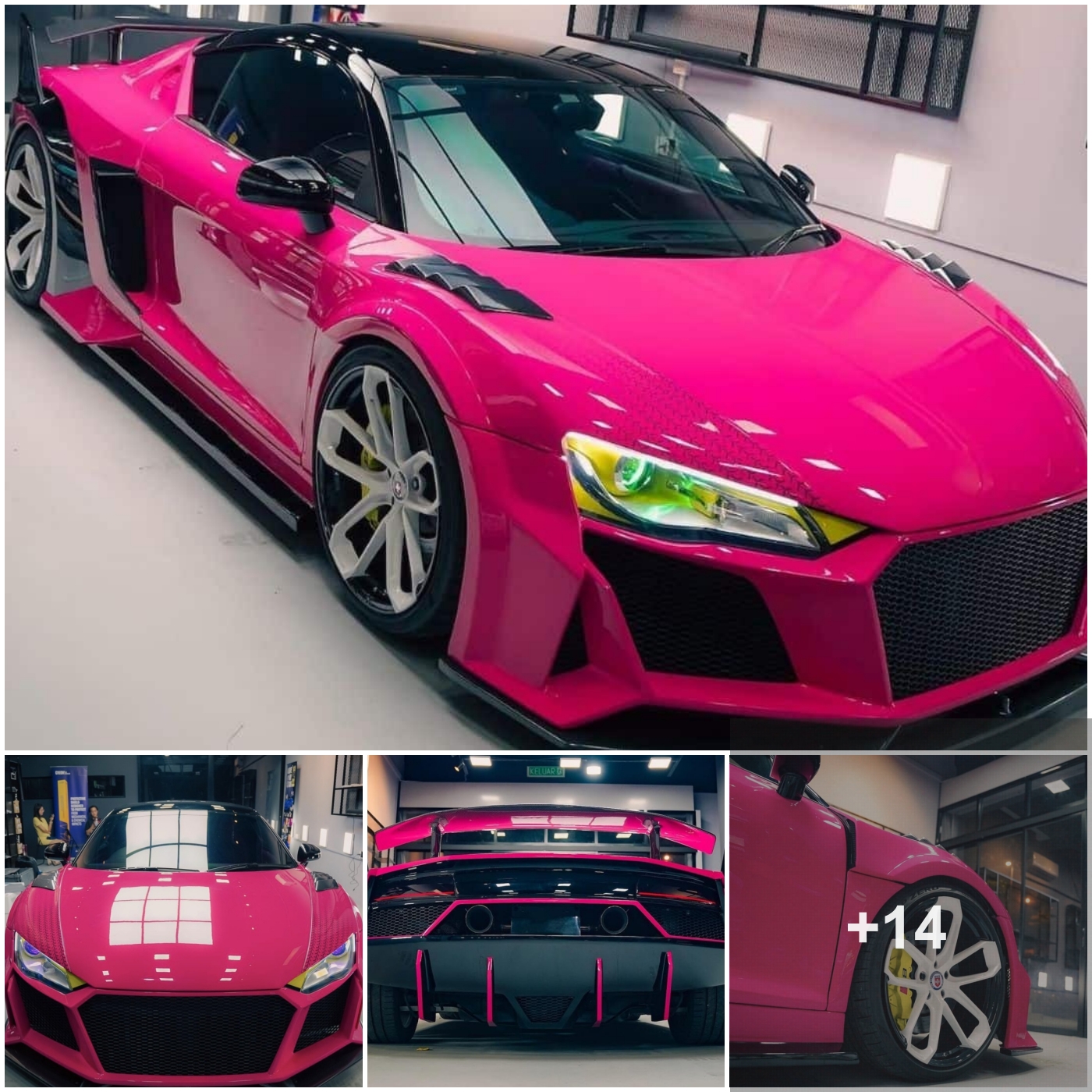 The Bold Elegance of the Pink Audi R8-007: Stand Out in Style